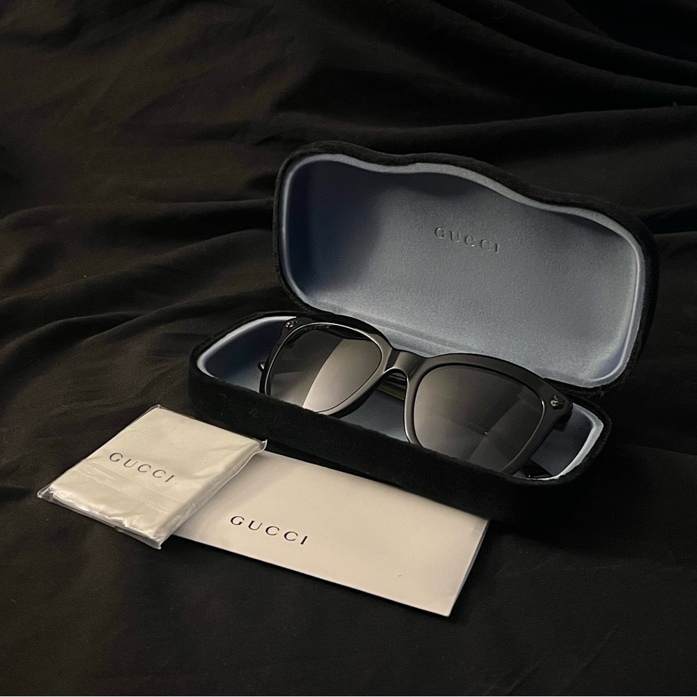 Gucci Black Sunglasses with Case